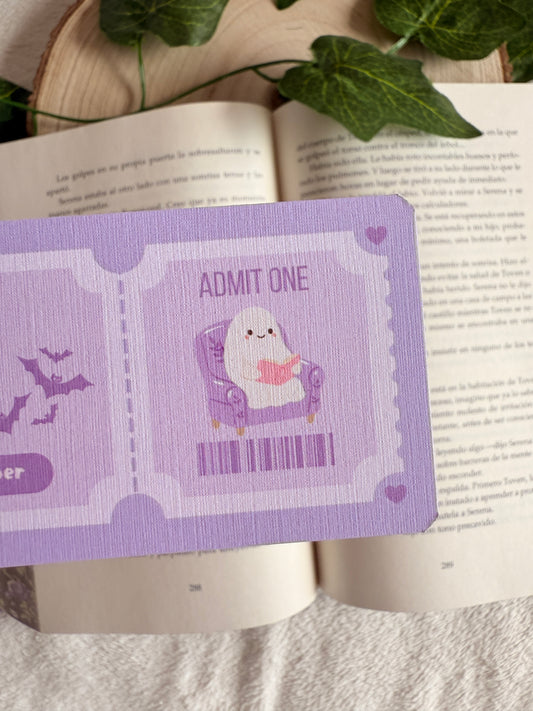 Spooky season | Ticket bookmark